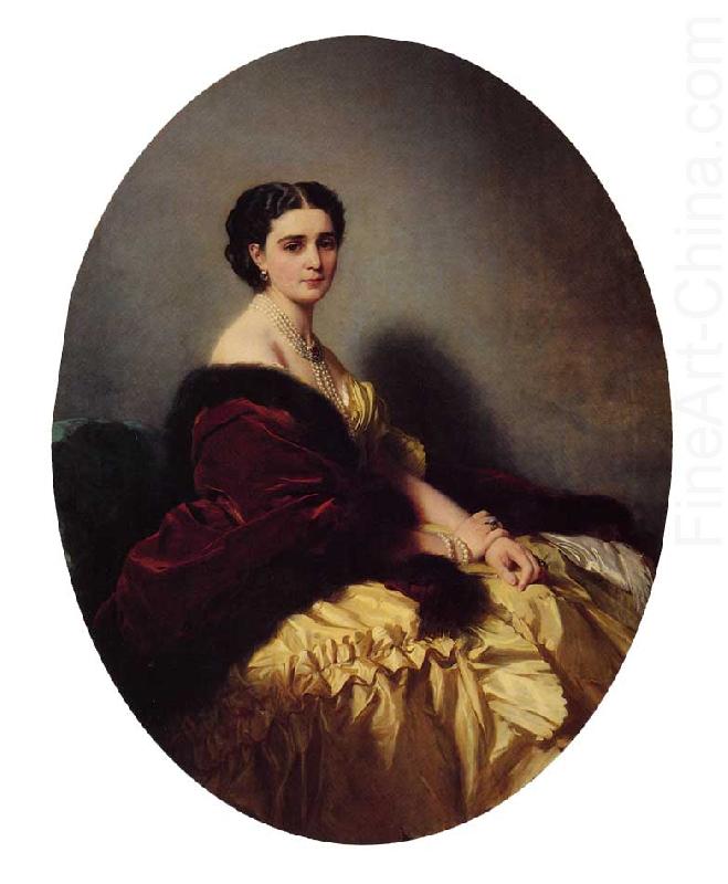Franz Xaver Winterhalter Madame Sofya Petrovna Naryschkina china oil painting image